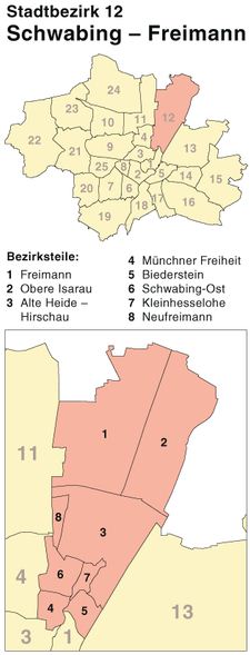 Schlüsseldienst München-Schwabing-Freimann (Stadtbezirk 12) - Einbruchschutz für Münchner Immobilien - Türöffnung vom Amper Aufsperrdienst