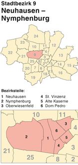 Schlüsseldienst München-Neuhausen-Nymphenburg - Türöffnung zu fixen Preisen - 24-h-Notdienst-Hotline