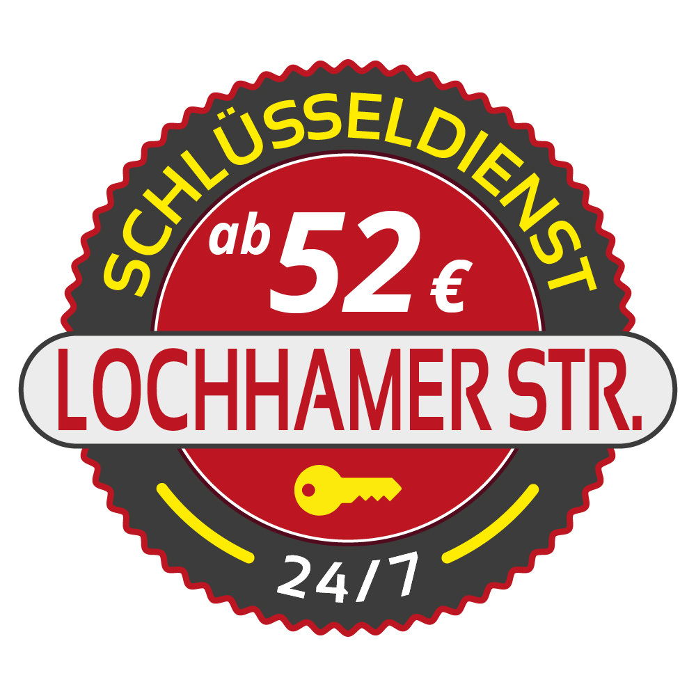 Schluesseldienst Muenchen Lochhamer Strasse mit Festpreis ab 52,- EUR